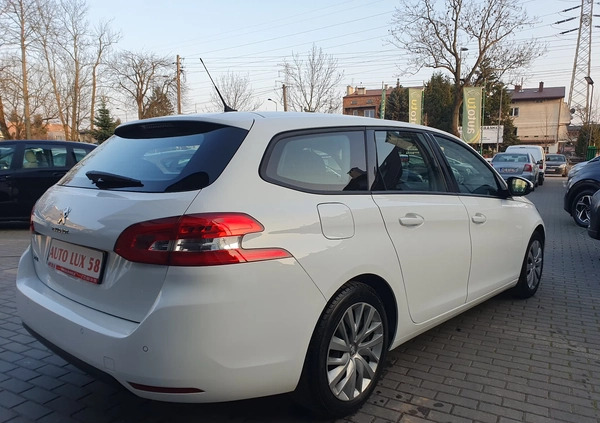 Peugeot 308 cena 39900 przebieg: 163119, rok produkcji 2019 z Warszawa małe 277